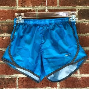 Girls blue Nike shorts